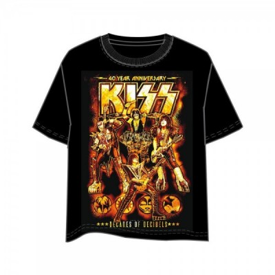 Camiseta 40 Anniversary Kiss adulto