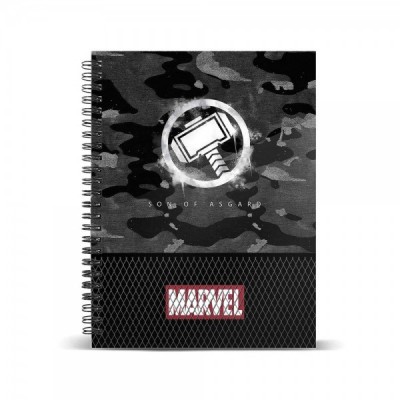 Cuaderno A4 Thor Hammer Marvel