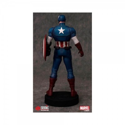 Estatua Capitan America Marvel Comics 19cm