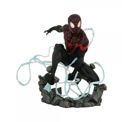 Estatua resina Miles Morales Spiderman Marvel Comic Premier Collection 23cm