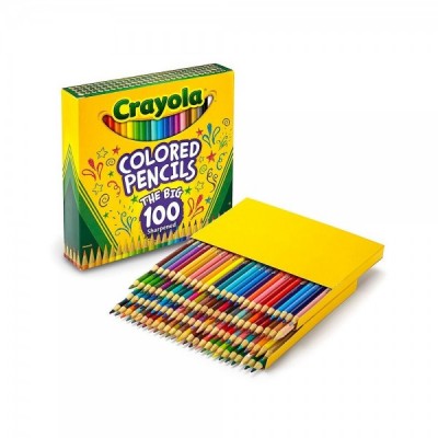 Blister 100 lapices de colores Crayola