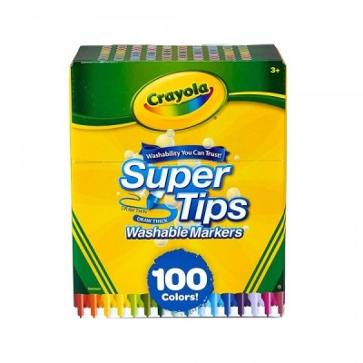Blister 100 rotuladores Crayola Super Tips